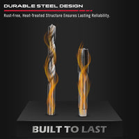 Thread Repair Thread Chaser Tool Set - 49PCS Thread Cleaner Rethreading Master Kit Metric SAE Bolt Restorer File Nut Rethreader Automotive Wheel Stud Spark Plug Engine Standard Screw Threading UNC UNF