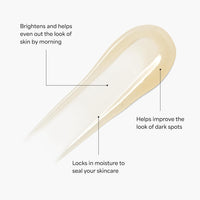 TULA Skin Care Bedtime - Bright Vita-Charge™ Overnight Brightening Treatment, Vitamin C & Niacinamide help Even Skin Tone & Texture, 1.7fl oz