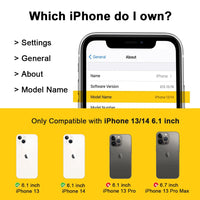 for Black iPhone 15 Case with Belt Clip, Shockproof Heavy Duty Rugged, 3 Layers of Sturdy,Anti-Drop, Military-Grade Defender Cover for iPhone 15 Case Black