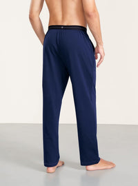 DAVID ARCHY Men's Pajama Pants Cotton Comfy Sleep Bottoms, Lightweight Lounge Pants with Pockets Soft Sleepwear PJs, 2 Pack