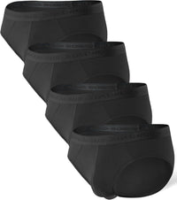 DAVID ARCHY Men's Underwear Ultra Soft Modal Dual Pouch Briefs Support Comfortable lightweight Briefs for Men 4 or 7 Pack