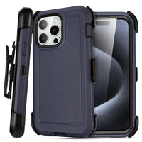 for Black iPhone 16 Pro Case with Belt Clip, for Shockproof iPhone 16 Pro Case Heavy Duty,3 Layers of Sturdy,Anti-Drop,Military-Grade Defender Cover for iPhone 16Pro Case Black