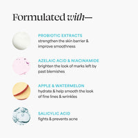 TULA Skin Care Breakout Star - Acne Moisturizer, Prevents & Treats Mild Breakouts, Brightens Marks, Soothes Skin, Contains Probiotics, Salicylic & Azelaic Acid, Niacinamide, Watermelon, 1.7 fl oz.