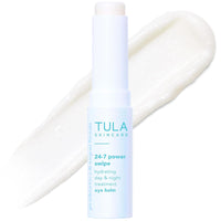 TULA 24-7 Power Swipe Hydrating Eye Balm | Dark Circle Treatment, Instant Brightening, Portable | 0.23oz