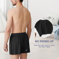 BAMBOO COOL Mens Boxer Shorts Underwear Soft Comfortable Breathable Knit Boxers Short for Men (3 or 5 Pack)
