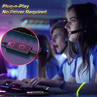 1Mii USB Sound Card - 3.5mm Jack Audio Adapter - Virtual 7.1 Surround Sound - USB Adapter for PS4/PC/MAC/Stereo Headsets, External Sound Card No Drivers Needed Plug and Play