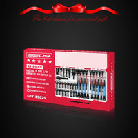 80-Piece Premium Magnetic Impact Nut Driver Set Metric & SAE with Socket Adapters, Bit Holder, Wing Nut Driver, Universal Sockets, Quick Release Extension, Power Bits