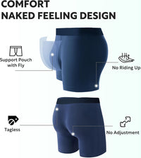 DAVID ARCHY Men's Ultra Soft Underwear Micro Modal Breathable Moisture Wicking Seamless Underwear for Men Multipack