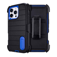 for Phone Case iPhone 16 Pro Case Black with Belt Clip Heavy Duty Holster for Shockproof Cases,3 Layers of Sturdy,Military Grade Defender Cover for iPhone 16 Pro Cases Black 6.3 Inch