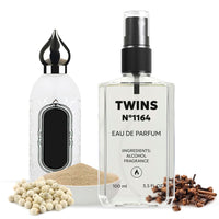 TWINS Impression of Le Beau | Perfume for Men Eau de Parfum | No.7720 | 3.4 Fl Oz / 100 ml