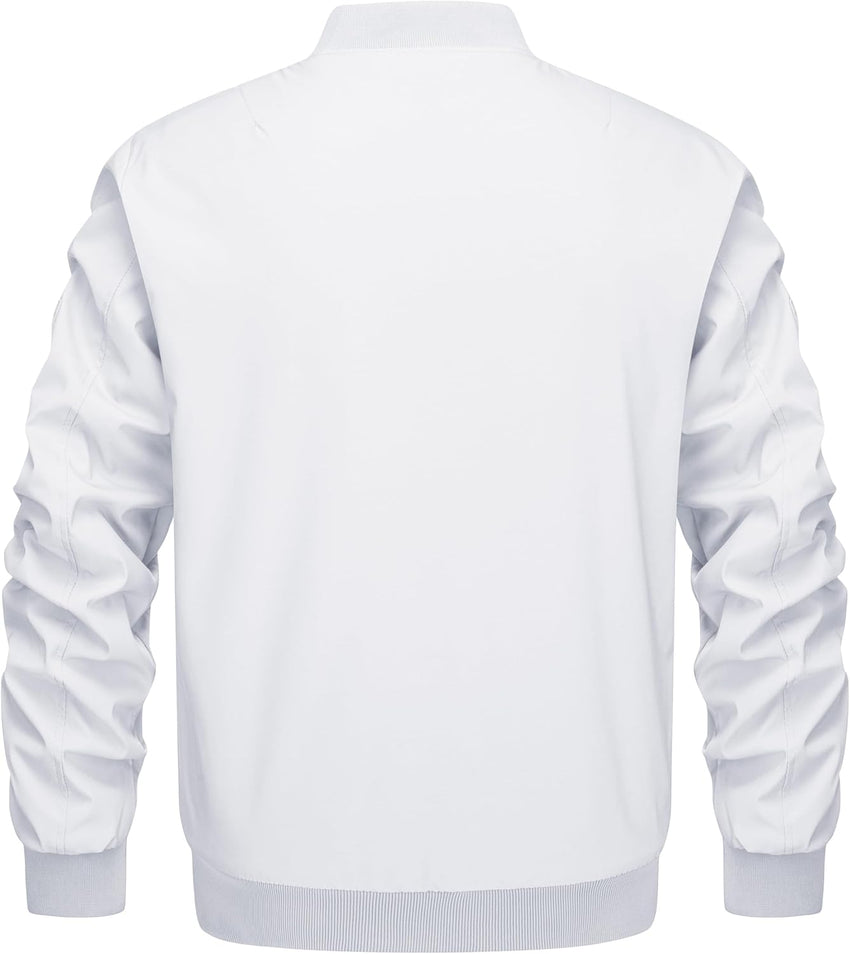 7DAY'S Men's Jacket Casual Windproof Bomber Jackets Full Zip Windbreaker Warm Winter Padded Coats