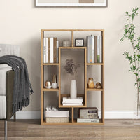 7 - Cube Geometric Bookshelf Modern Decorative Open Bookcase - 7DAY'S