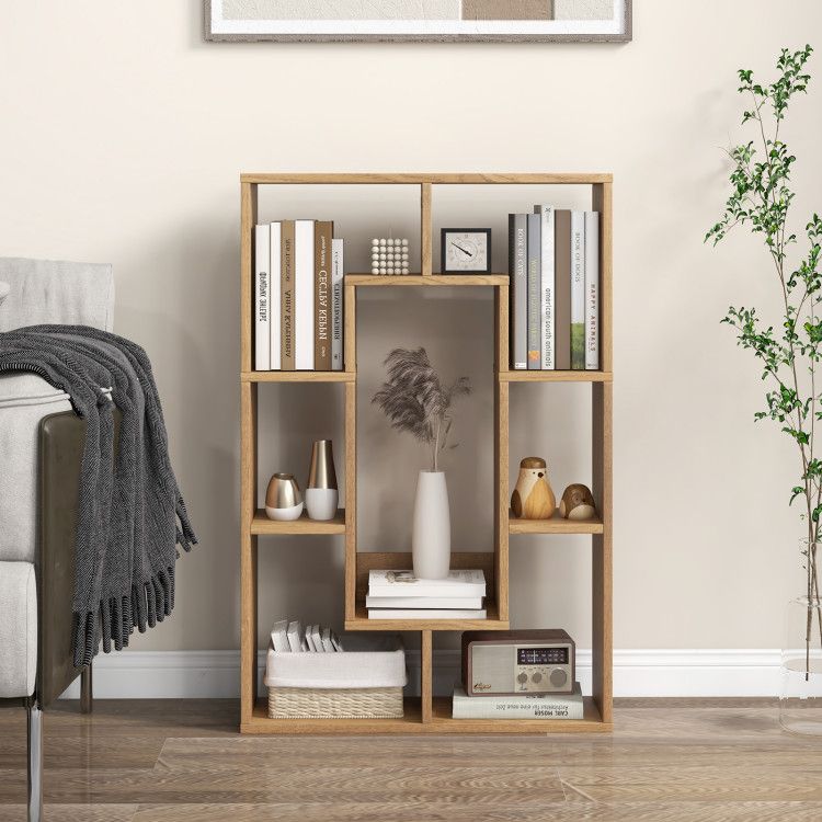 7 - Cube Geometric Bookshelf Modern Decorative Open Bookcase - 7DAY'S