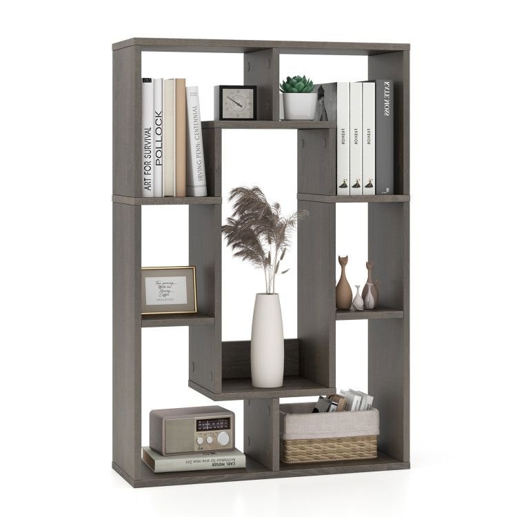 7 - Cube Geometric Bookshelf Modern Decorative Open Bookcase - 7DAY'S