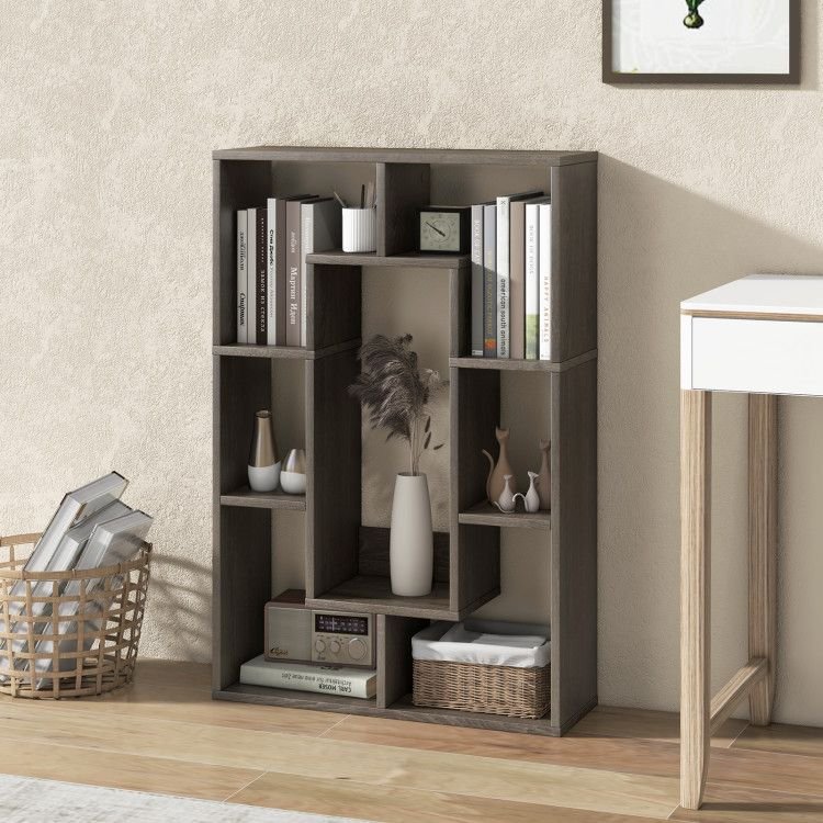 7 - Cube Geometric Bookshelf Modern Decorative Open Bookcase - 7DAY'S