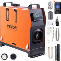 VEVOR 8KW Diesel Heater All in One, Diesel Air Heater with Bluetooth App Control, Portable Parking Heater Automatic Altitude Adjustment Max 18045 ft, Remote Control and LCD, for Vehicles