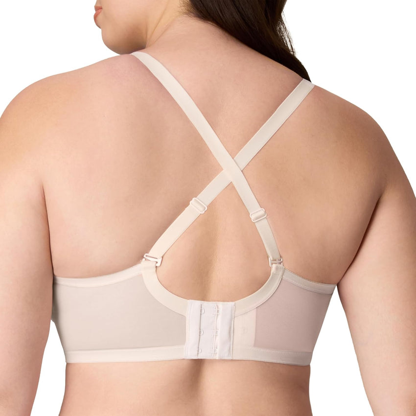 PLAYTEX Womens Balconette Underwire Bra, Plus-Size Bras Available, Full Coverage, Convertible Straps, Lace, 4800