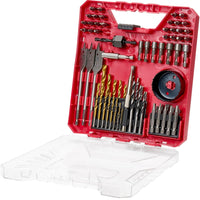VEVOR Drill Bit Set, 246 Pieces Drill and Driver Bit Set, Screwdriver Bit Set Suitable for Wood Metal Cement Drilling and Screw Driving, Drill Bit Sets Combo Kit Assorted in Organized Carrying Case