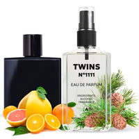 TWINS Impression of Le Beau | Perfume for Men Eau de Parfum | No.7720 | 3.4 Fl Oz / 100 ml
