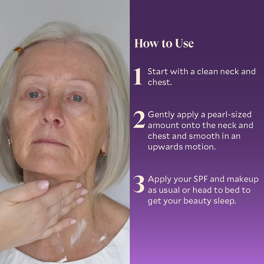 FIÈRA Neck Firming & Tightening Cream - Anti-Aging Moisturizer for Sagging Skin, Improves Neck and Jawline Definition, Reduces Wrinkles, Boosts Hydration for Mature Skin - 1.69 FL. OZ. / 50 ML