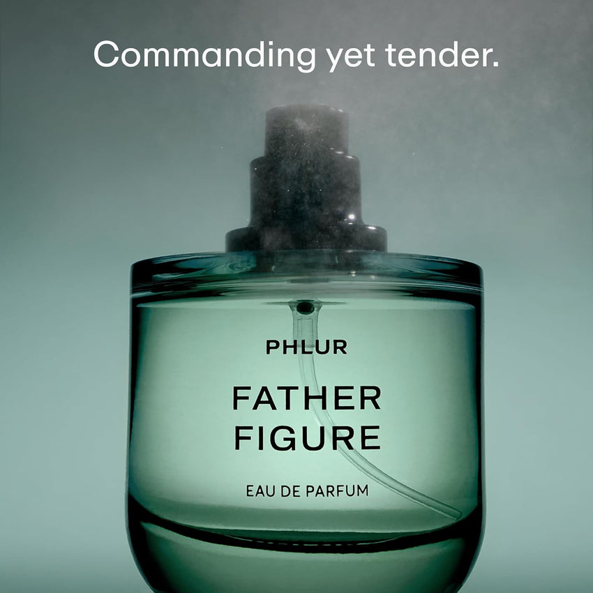 PHLUR Father Figure Eau de Parfum - Full Size Perfume Fragrance - Green Fresh Fig Perfume with Iris, Jasmine, Patchouli, Sandalwood & Vanilla (50mL)