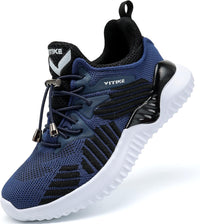 JMFCHI Boys Girls Kids' Sneakers Knitted Mesh Sports Shoes Breathable Lightweight Running Shoes for Kids Fashion Athletic Casual Shoes