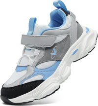 JMFCHI Kids Sneakers Boys Girls Tennis Running Shoes Outdoor Hiking Sneaker for Boys Athletic Breathable