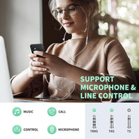 UNBREAKcable Headphones Adapter for iPhone, MFi Certified Lightning to 3.5mm Jack Converter with Apple Original Chip Compatible for iPhone 14/13/12/11/Pro/SE/Xs MAX/XR/X/8/iPad/iPod - Silvery