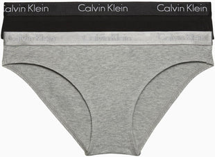 Calvin Klein womens Motive Cotton Multipack Bikini Panty 2 Pack