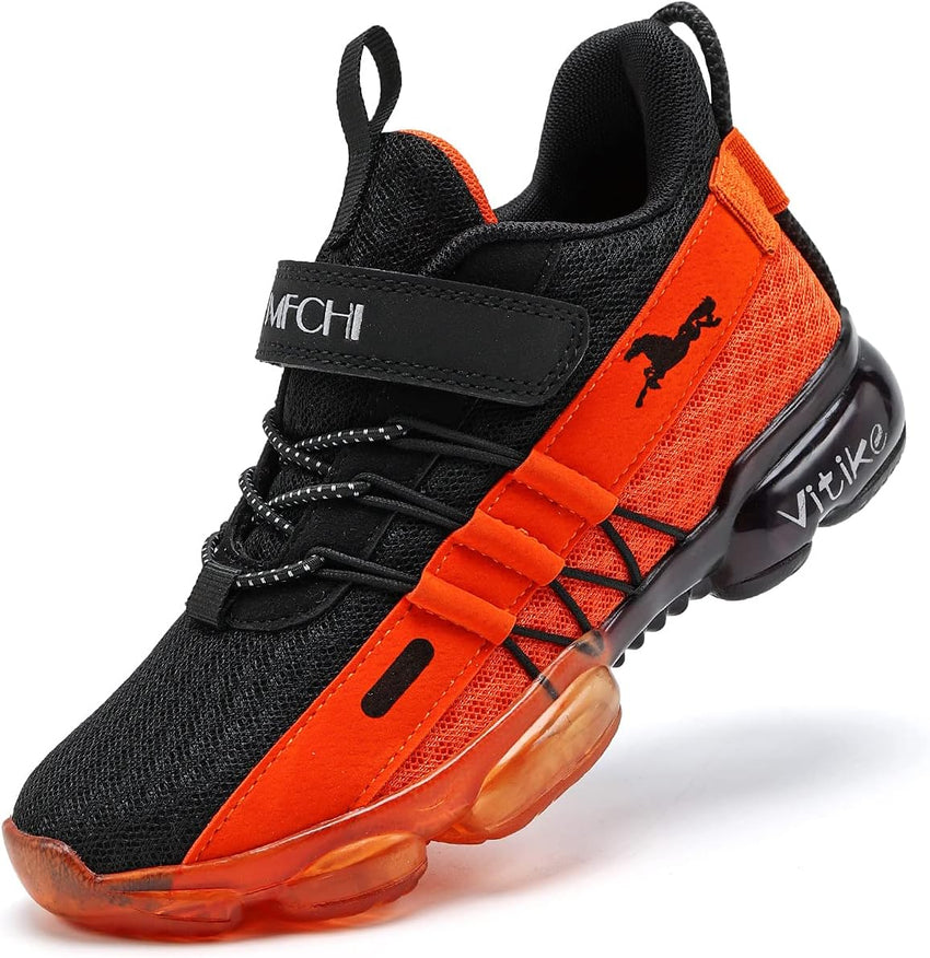 VITUOFLY Boys Sneakers Kids Running Shoes Girls Mesh Fitness Shoe Indoor Training Sneaker Lightweight Outdoor Sports Athletic Tennis Shoes for Little Kid/Big Kid