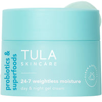 TULA Skin Care 24-7 Weightless Moisture Hydrating Day & Night Cream - Anti-Aging Lightweight Gel Cream Moisturizer for Face, Contains Watermelon & Blueberry Extract