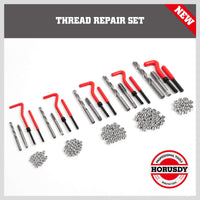 Thread Repair Thread Chaser Tool Set - 49PCS Thread Cleaner Rethreading Master Kit Metric SAE Bolt Restorer File Nut Rethreader Automotive Wheel Stud Spark Plug Engine Standard Screw Threading UNC UNF