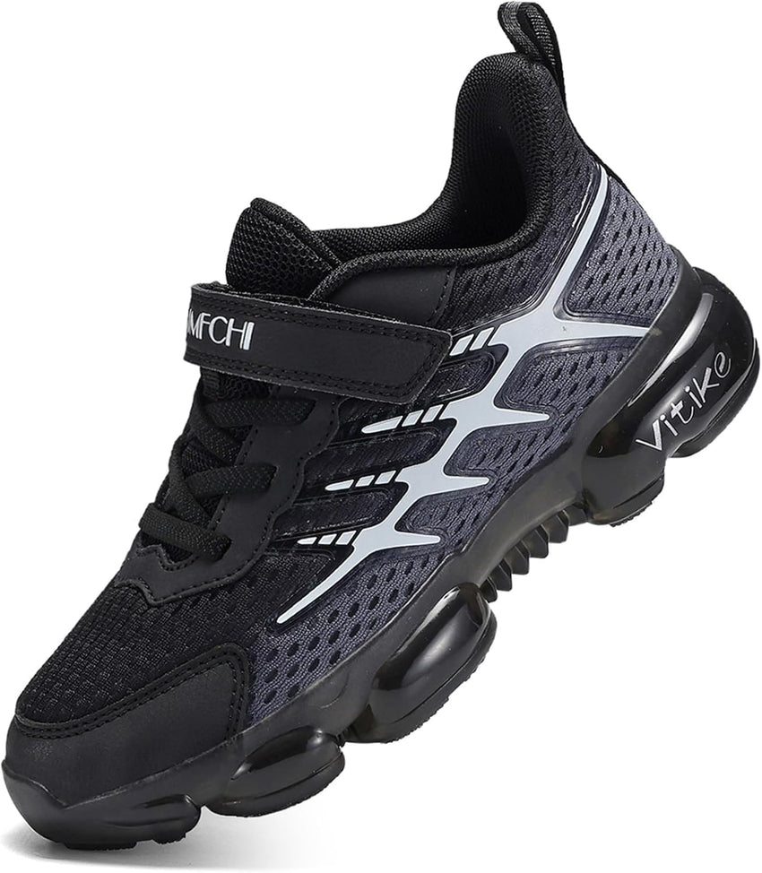 JMFCHI Kids Sneakers Boys Girls Tennis Running Shoes Outdoor Hiking Sneaker for Boys Athletic Breathable