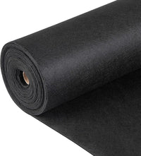 VEVOR Driveway Fabric, Heavy Duty 6x300ft 3oz Woven Landscape Fabric, Garden Weed Barrier Fabric, Weed Control Fabric, Geotextile Fabric for Landscaping, Ground Cover, Weed Block Gardening Mat, Black