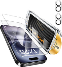 UNBREAKcable 2+2 Pack for iPhone 16 Pro Max Screen Protector & Lens Protector 【Military-Grade】【Easy Install】【Efficient Night Shot】9H+ Shatterproof Tempered Glass Film,Bubble-Free&Anti-Fingerprint ,Case Friendly-6.9 inch