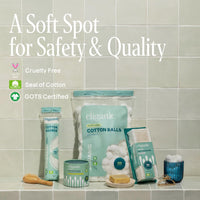 Cliganic Organic Cotton Rounds (300 Count) Makeup Remover Pads, Hypoallergenic, Lint-Free | 100% Pure Cotton (Packaging May Vary)