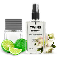 TWINS Impression of Le Beau | Perfume for Men Eau de Parfum | No.7720 | 3.4 Fl Oz / 100 ml