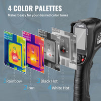 VEVOR Thermal Imaging Camera, 320 x 240 Pixels Super Resolution, 25Hz Refresh Rate Infrared Camera with -4 to 752°F Temperature Range, 32G Built-in SD Card, and Rechargeable Li-ion Battery