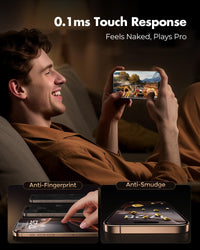 UNBREAKcable Screen Protector for iPhone 16 Pro Max, Pull-To-Protect Easy Installation, Auto Dust-Elimination, 9H+ Military-Grade Tempered Glass, Bubble-Free, Case Friendly, HD Clear, 6.9 Inch, 2 Pack