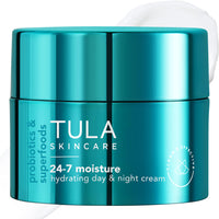 TULA Skin Care 24-7 Hydrating Day & Night Cream - Nourishing Moisturizer for Face, Maintain Skin Balance & Improve Skin Smoothness, Contains Watermelon & Apple Extract