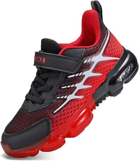 JMFCHI Kids Sneakers Boys Girls Tennis Running Shoes Outdoor Hiking Sneaker for Boys Athletic Breathable