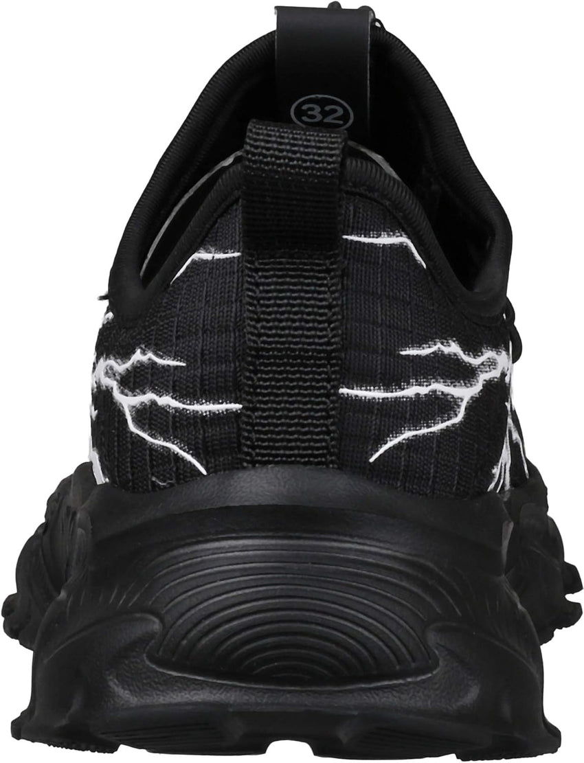 BRONAX Little/Big Boys Comfortable Graffiti Personality Tennis Shoes