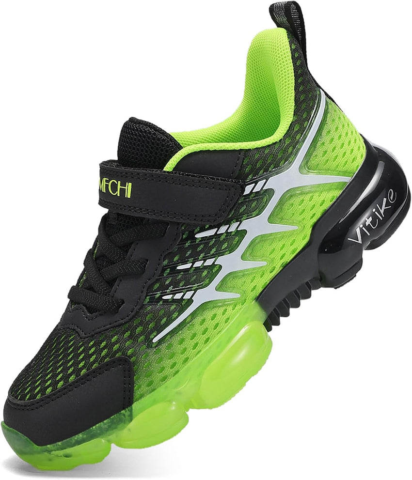 JMFCHI Kids Sneakers Boys Girls Tennis Running Shoes Outdoor Hiking Sneaker for Boys Athletic Breathable