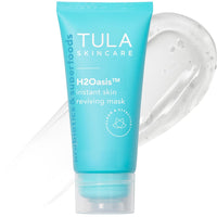 TULA Skin Care H2Oasis Instant Skin Reviving Mask - Hydrating Face Mask, Plumps and Energizes Tired Dehydrated Skin, Contains Resurrection Plant and Desert Lime, 2.7 Fl Oz.
