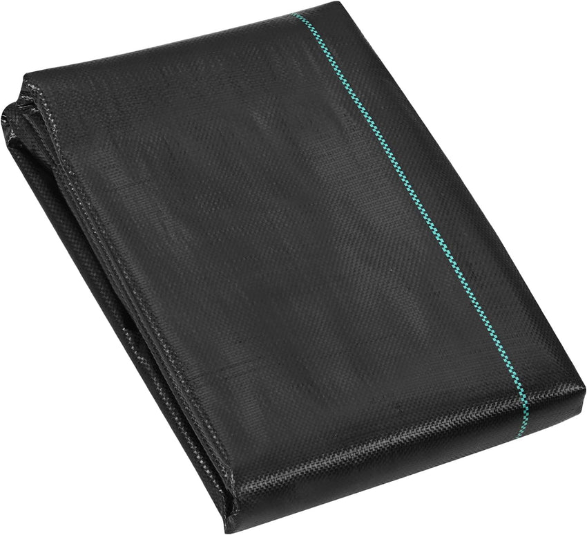 VEVOR Driveway Fabric, Heavy Duty 6x300ft 3oz Woven Landscape Fabric, Garden Weed Barrier Fabric, Weed Control Fabric, Geotextile Fabric for Landscaping, Ground Cover, Weed Block Gardening Mat, Black