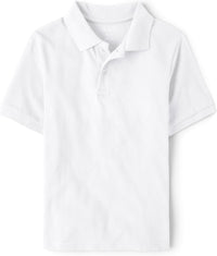 The Children's Place Boys' Uniform Short Sleeve Pique Polo
