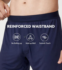 DAVID ARCHY Ultra Soft Modal Underwear Mens Boxer Shorts Loose Breathable Boxers for Men Pack