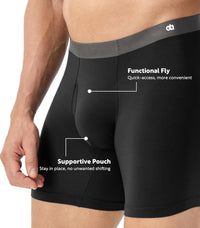 DAVID ARCHY Men's Ultra Soft Underwear Micro Modal Breathable Moisture Wicking Seamless Underwear for Men Multipack