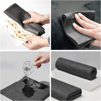 Thickened Magic Cleaning Cloth, 2025 New Magic Cleaning Cloths for Glass, Reusable Microfiber Cleaning Cloth Lint Free Streak Free Rags for Windows Mirrors Cars Kitchen Home Use (10, 11.8 × 11.8 in)