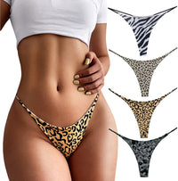 Aogda Thong for Women Cotton Underwear Low Rise Panties Woman G-String Thongs